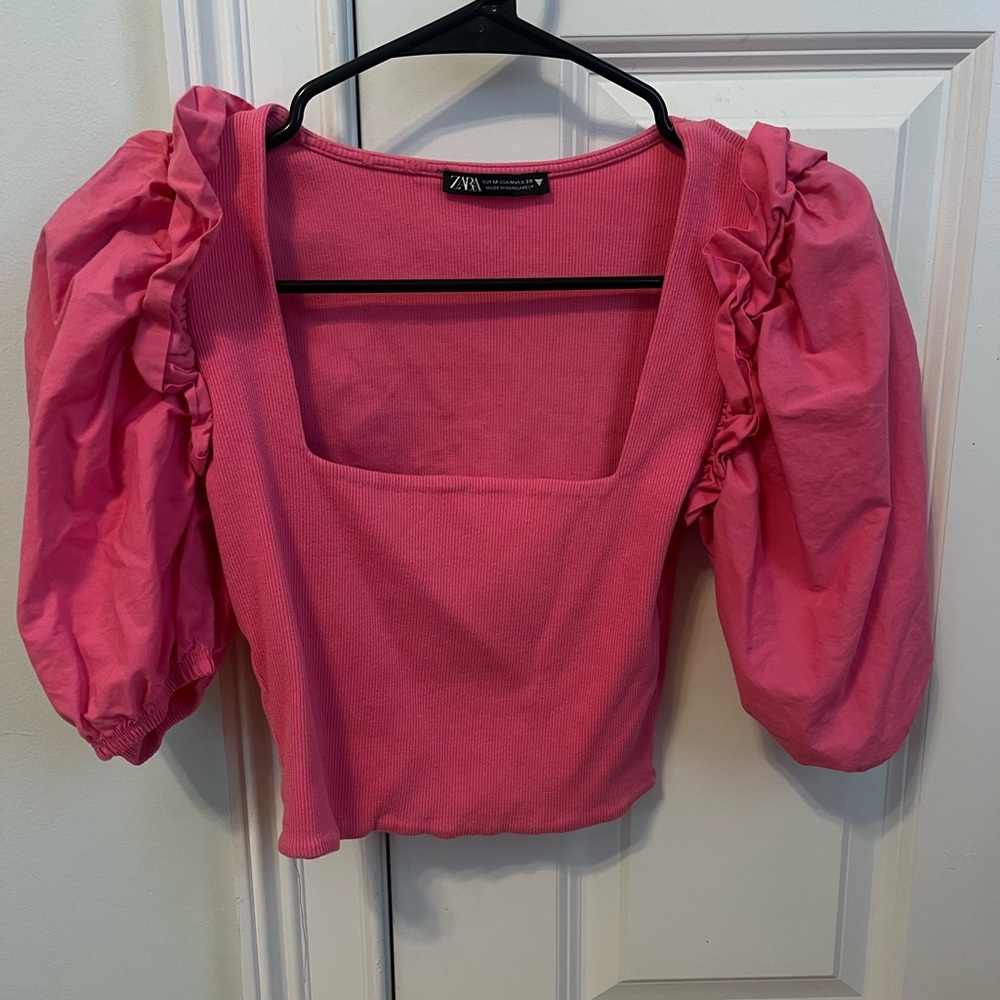 Zara pink top